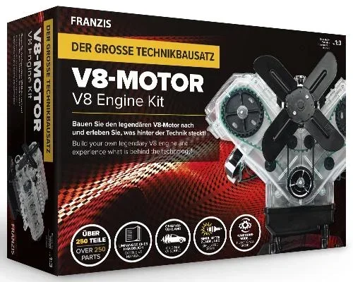 "The large V8 engine technology kit image"
