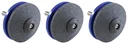 Sharpener for garden tools - set of 3