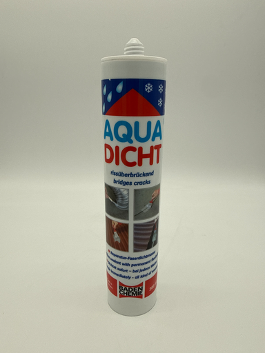 "Aqua Dicht 300 ml - spreadable, elastic repair sealant, color gray image"