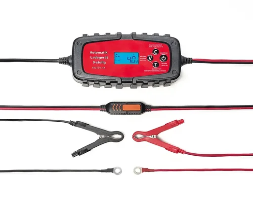 "Battery charger for car & motorcycle 4A, 6/12 Volt image"