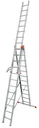 "TRIBILO" RUNG MULTI-PURPOSE LADDER, THREE-PART 3x12 RUNGS