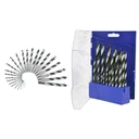 25-piece wood drill bit set. 1.0 - 13.0 mm