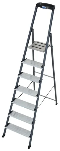 "“SECURO” STEP LADDER ANODIZED 7 STEPS image"
