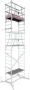MONTO ClimTec aluminum COMPLETE SCAFFOLDING AH 7 m including 125mm castors