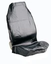 Seat protector artificial leather, black