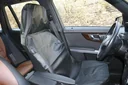 Workshop protector in leather look, black