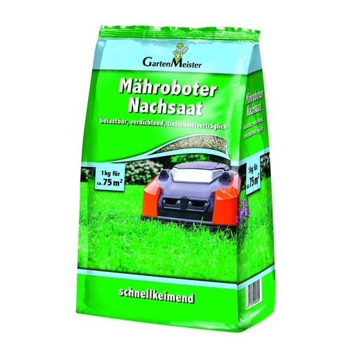 "Robotic lawnmower reseeding 1 kg image"