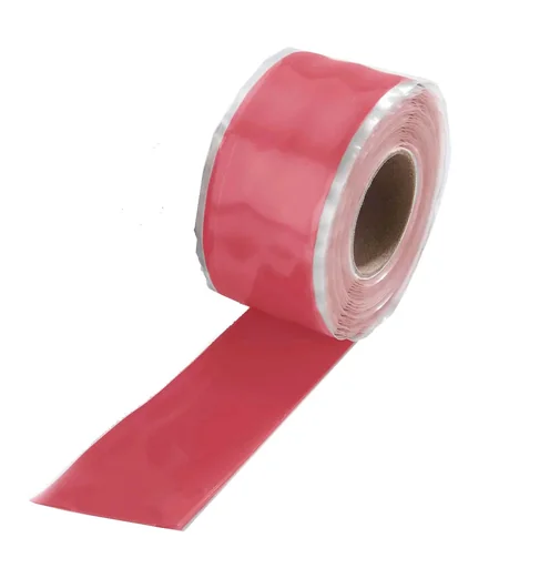 "Silicone band self-welding, red image"