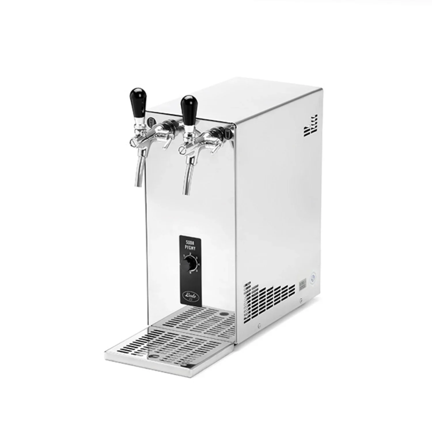 "Water dispenser, soda maker, sparkling water maker, carbonated water maker - SODA PYGMY, 2 tap, Green Line, NEW image"