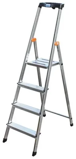 "Aluminium stepladder, 5 steps image"