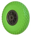 Sack barrow wheel, puncture-proof green