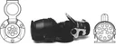 Voltage reducer 24 Volt - 12 Volt 13-7