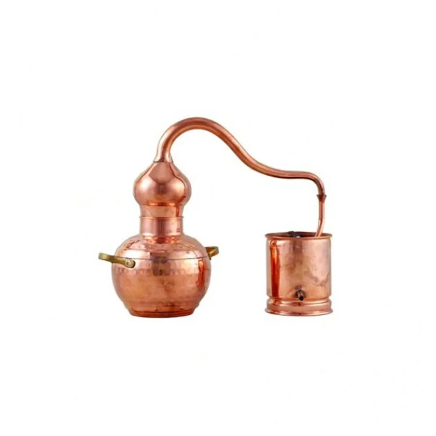 Alembic, Distillation apparatus, Distiller - Copper, 1 litre