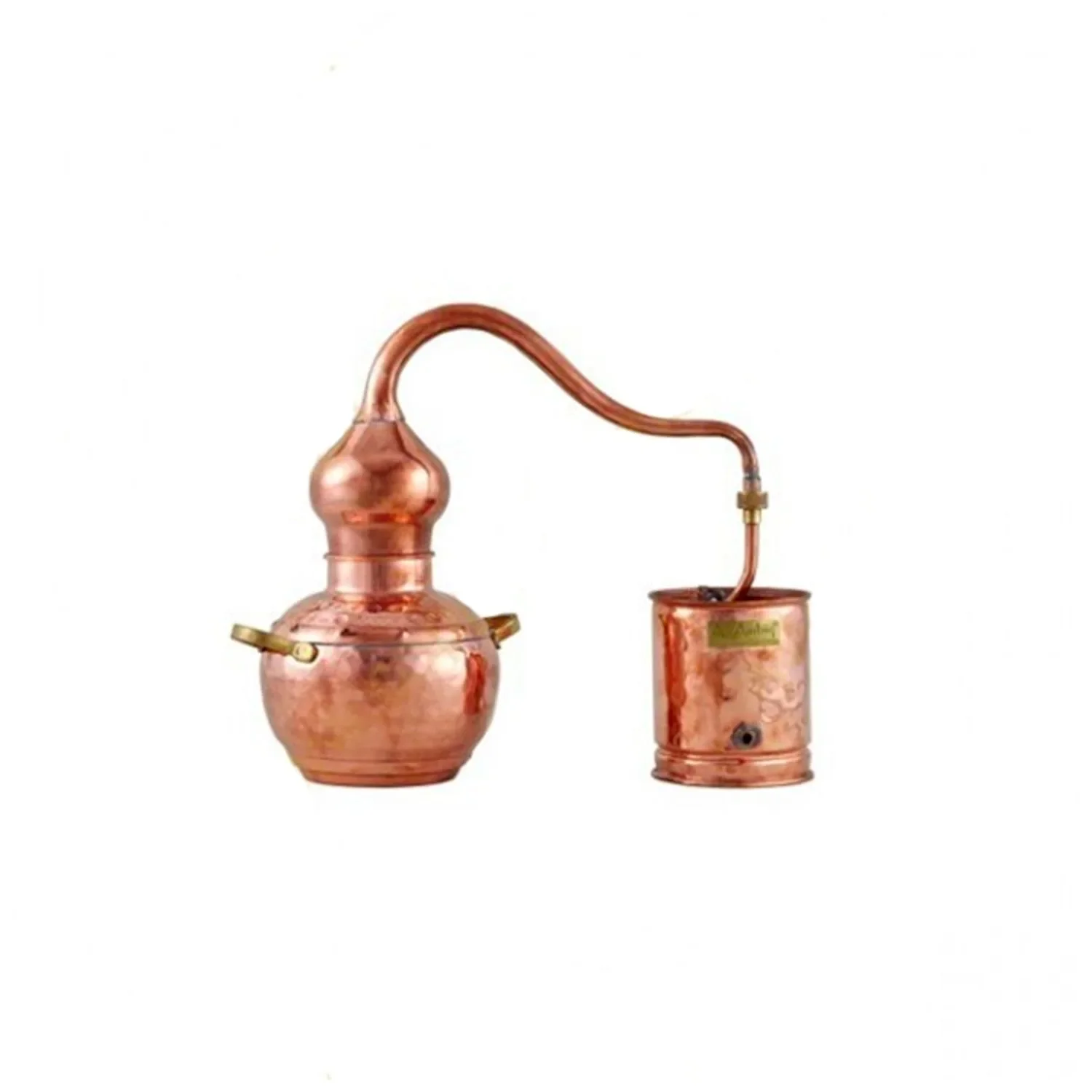 "Alembic, Distillation apparatus, Distiller - Premium, Copper, 1 litre image"