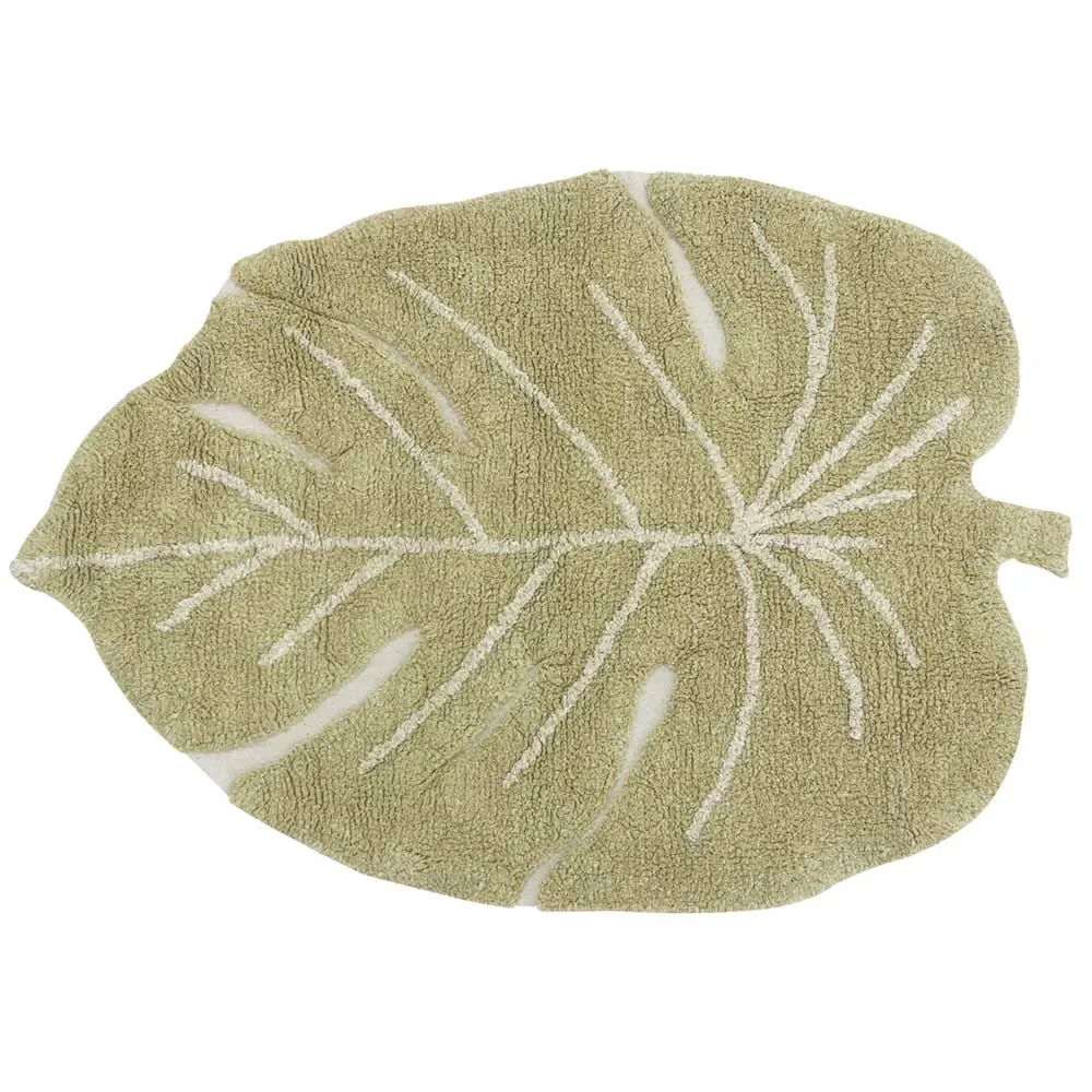 "Lorena Canals washable carpet Monstera Mini image"