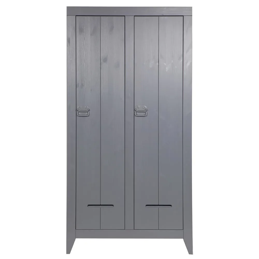 "Wood kluis locker closet steel gray image"