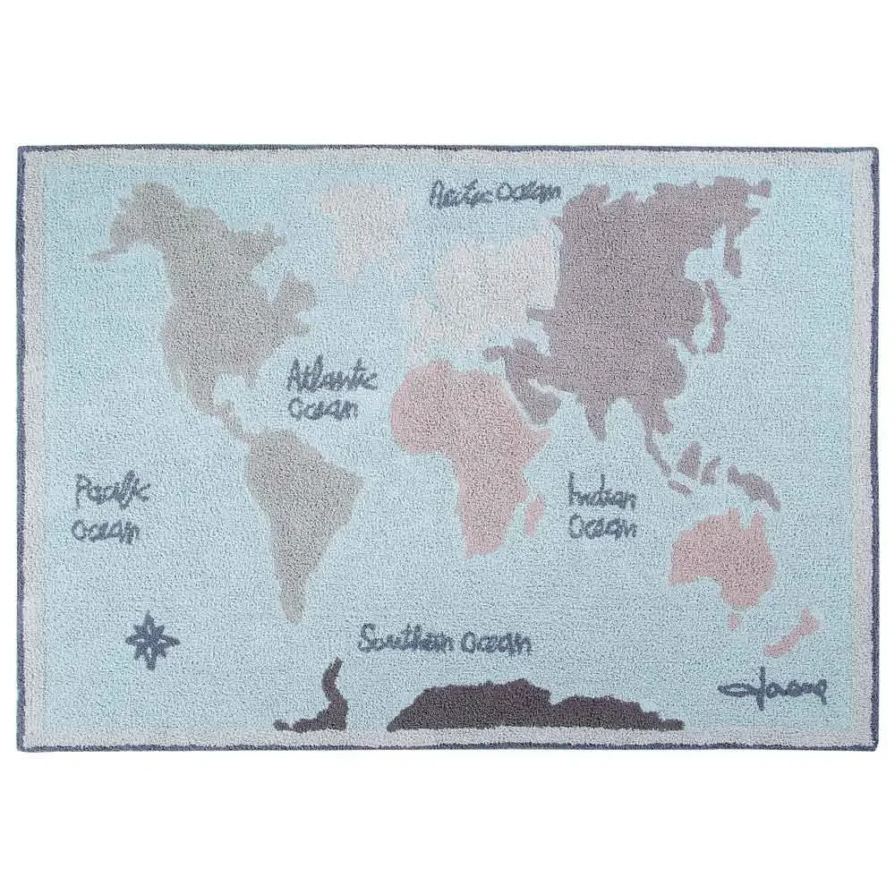 "Lorena Canals carpet world map image"