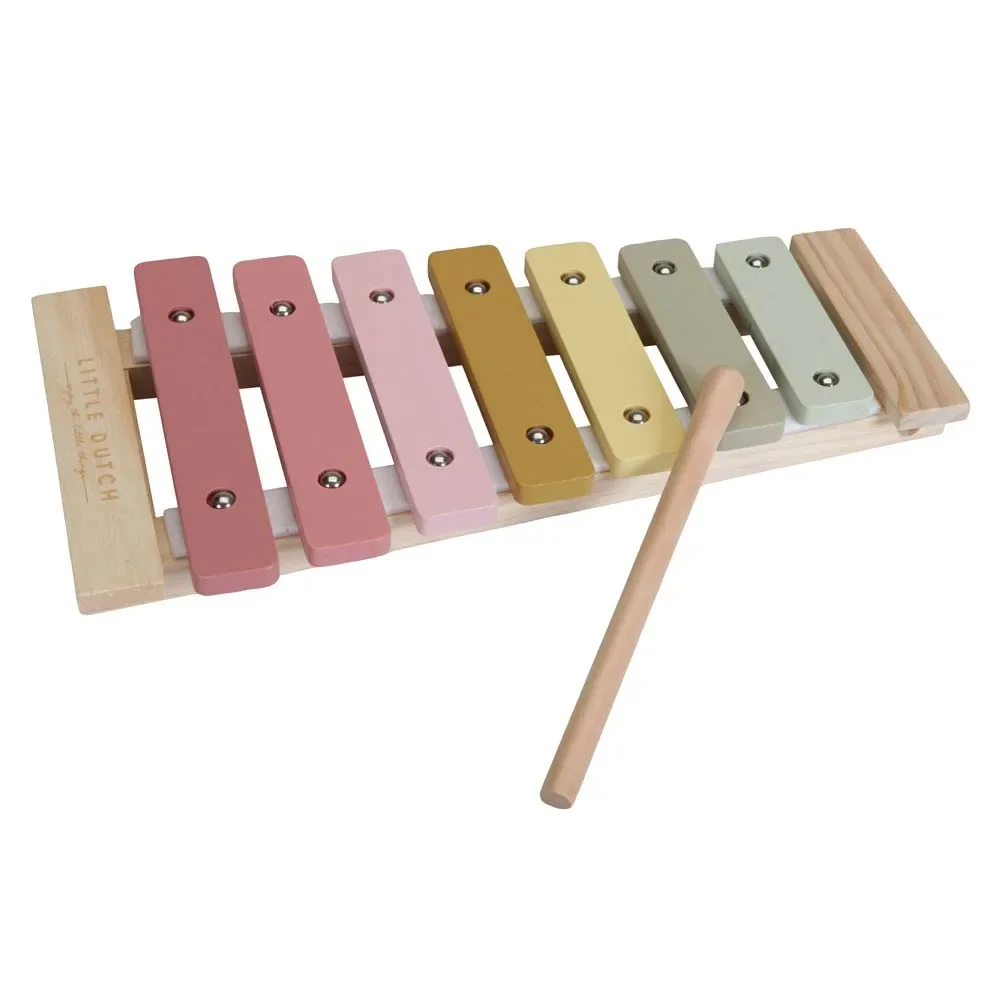 "Little dutch children xylophone pink image"