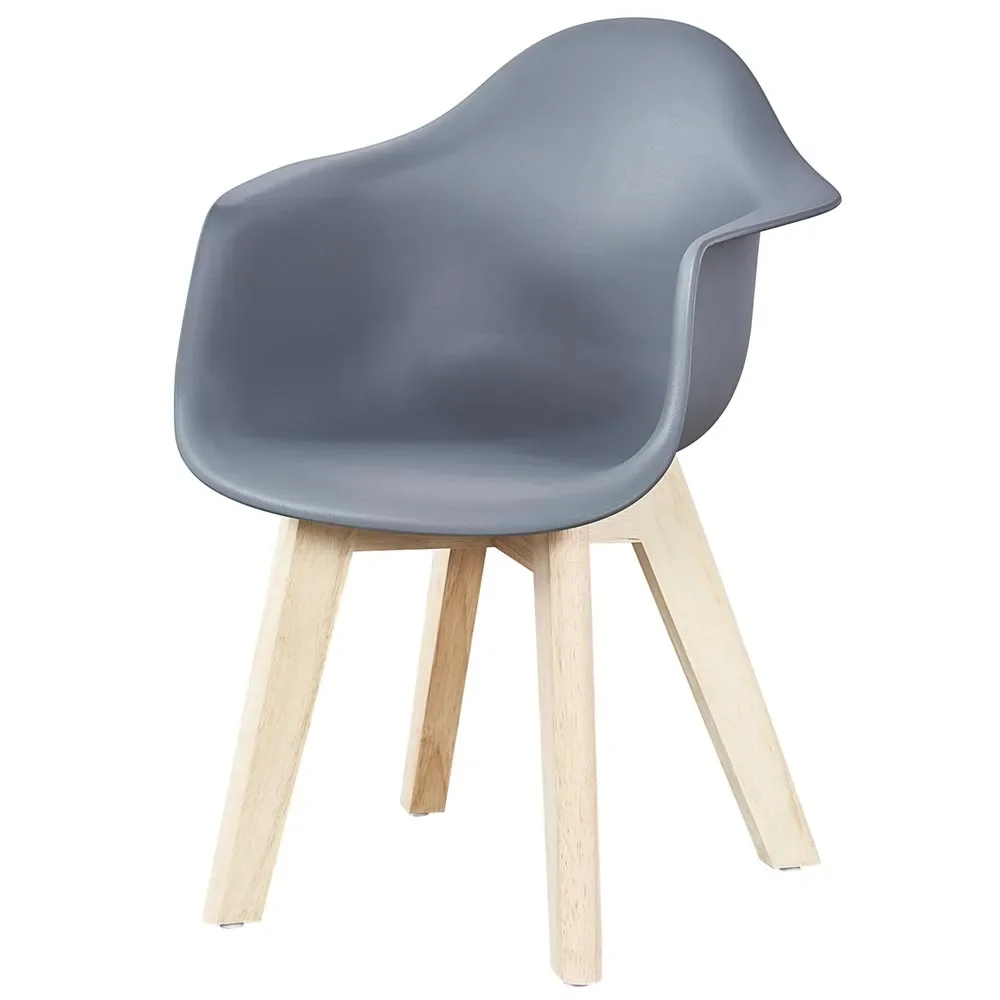 "Quax children shell chair 2 er set gray image"