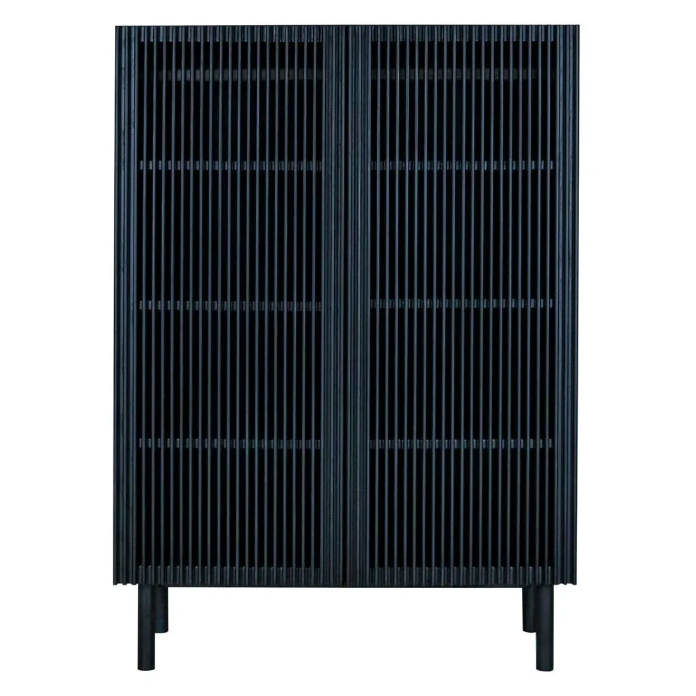 "Quax Hai no Ki 2 door cabinet ash black image"