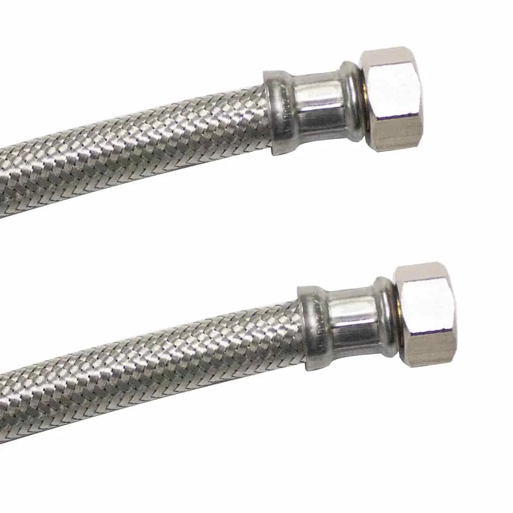"3/4 Inch Flexible Stainless Steel Braided Water Hose image"
