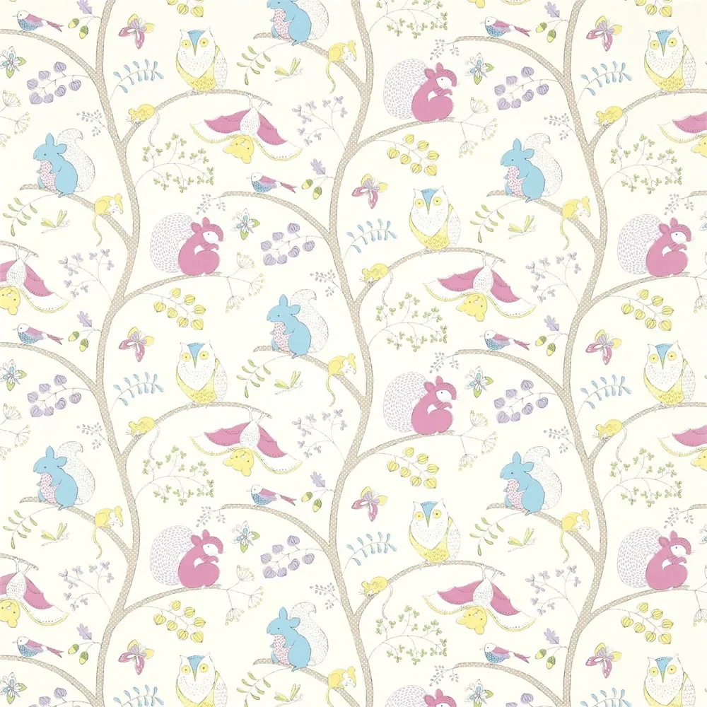 "Little Sanderson Abracazoo Motive Tree Tree Pink Blue image"