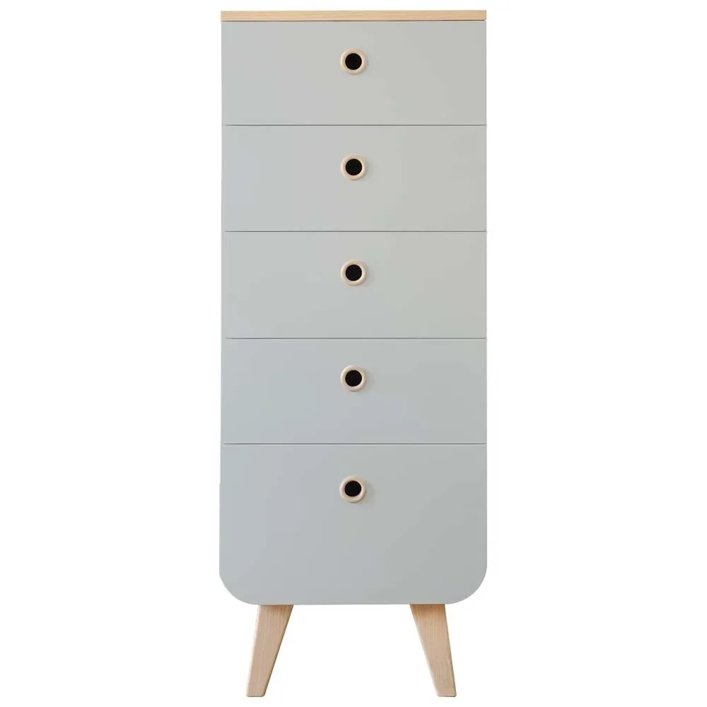 "Laurette Chiffonier Chest of drawers Zen, Color of the surfaces: Gris Souris image"