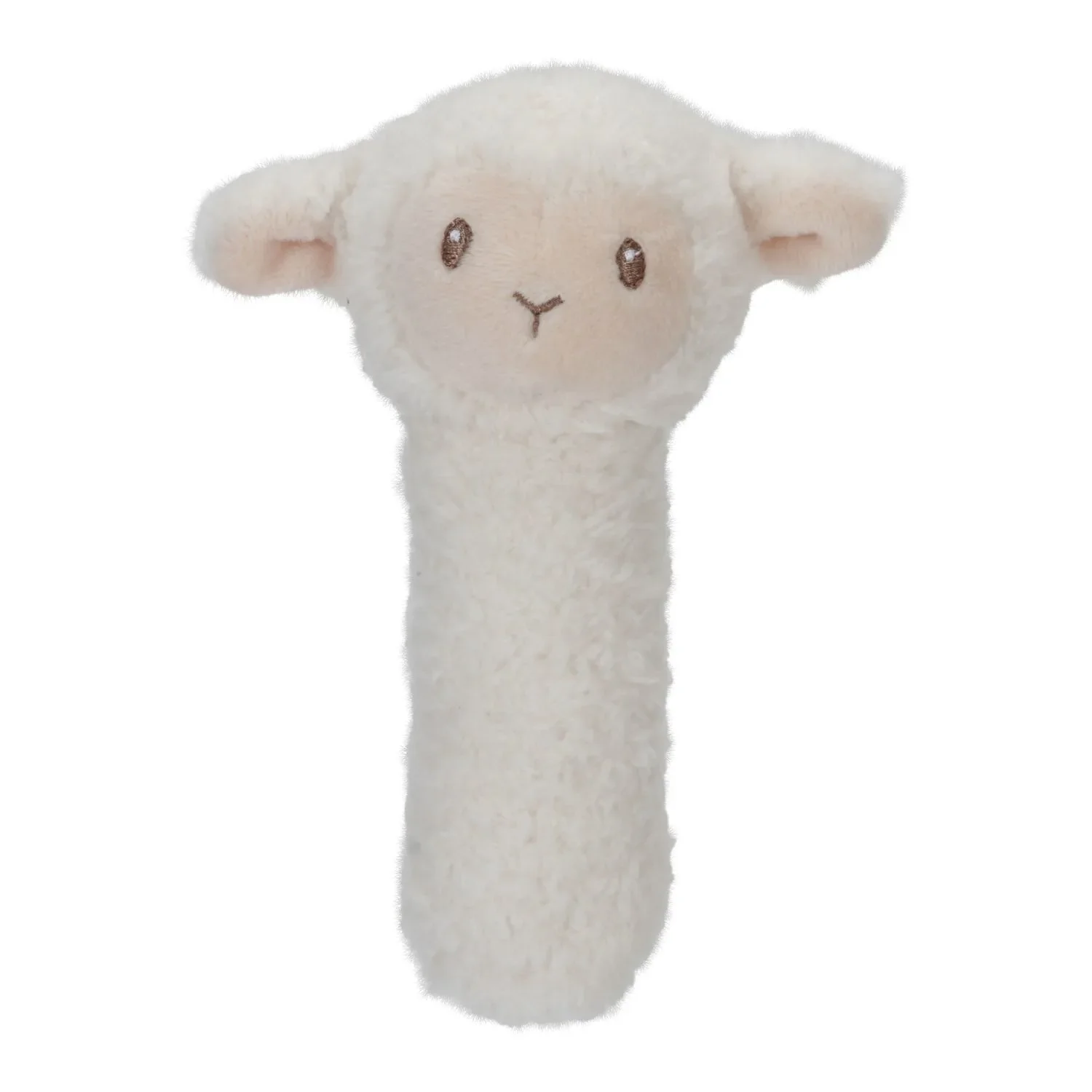 "Little Dutch Little Farm Sheep Rattle - Fabric Baby Rattle from Birth image"