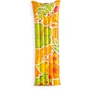 Beach air mattresses with trendy orange flower print