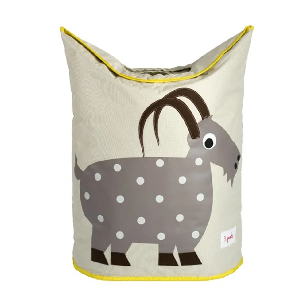 "3 Sprouts laundry basket goat image"