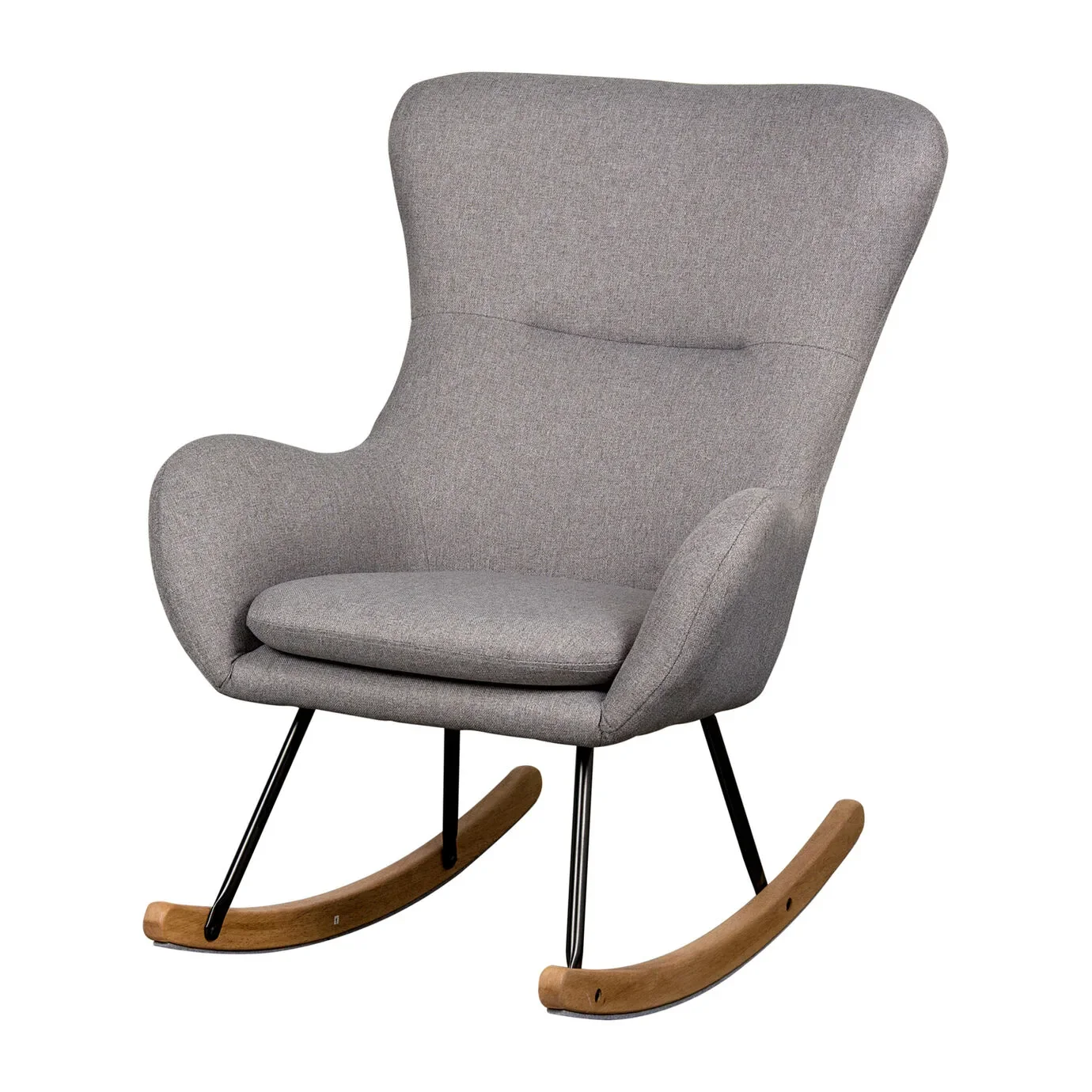 "Quax rocking chair, armchair for breastfeeding - basic, Color: Dark gray image"