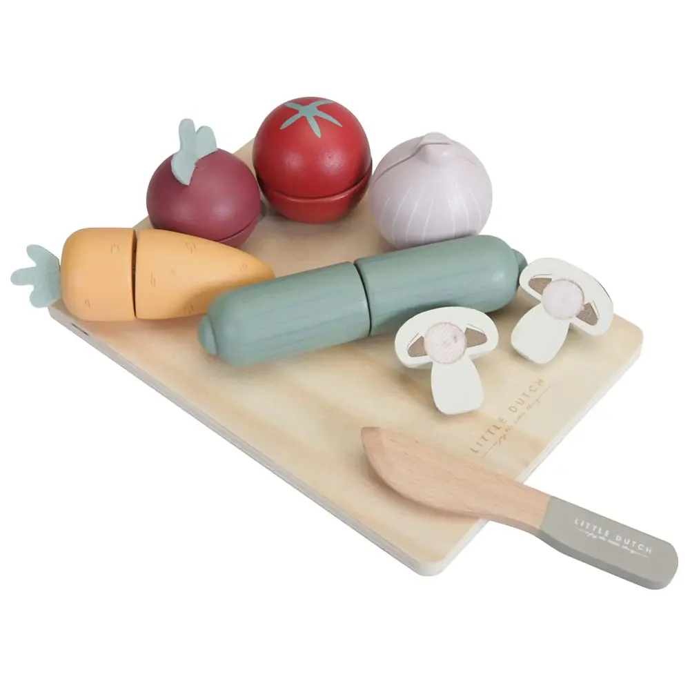 "Little dutch vegetables with boards image"