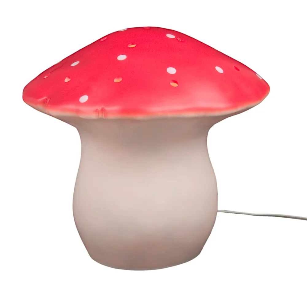 "Egmont Toys mushroom lamp large red image"