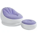 inflatable armchair with ottoman purple