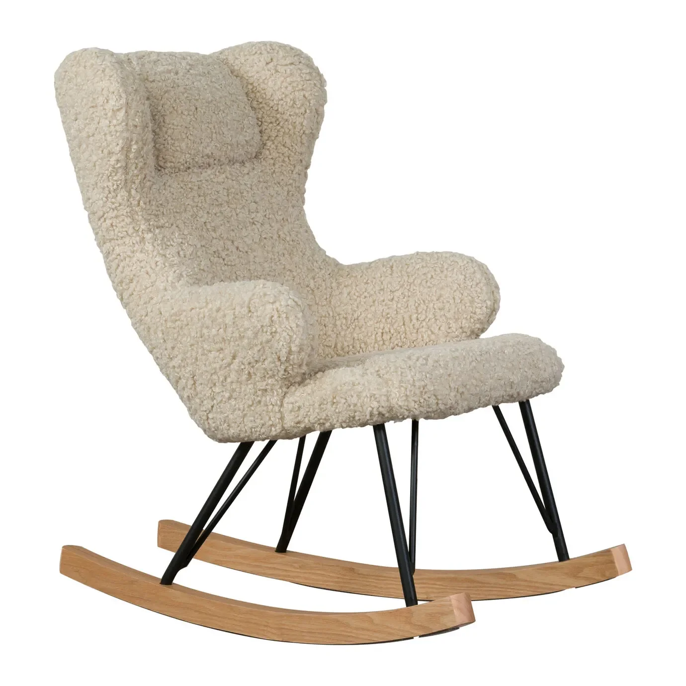 "Quax rocking chair, armchair for breastfeeding - de luxe, Color: Sheep image"