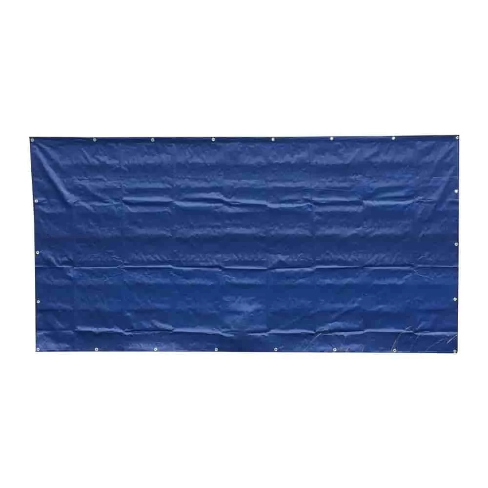 "Blue Construction Fence Screen 160g/m² - 1.76x3.41m Privacy and Wind Protection image"