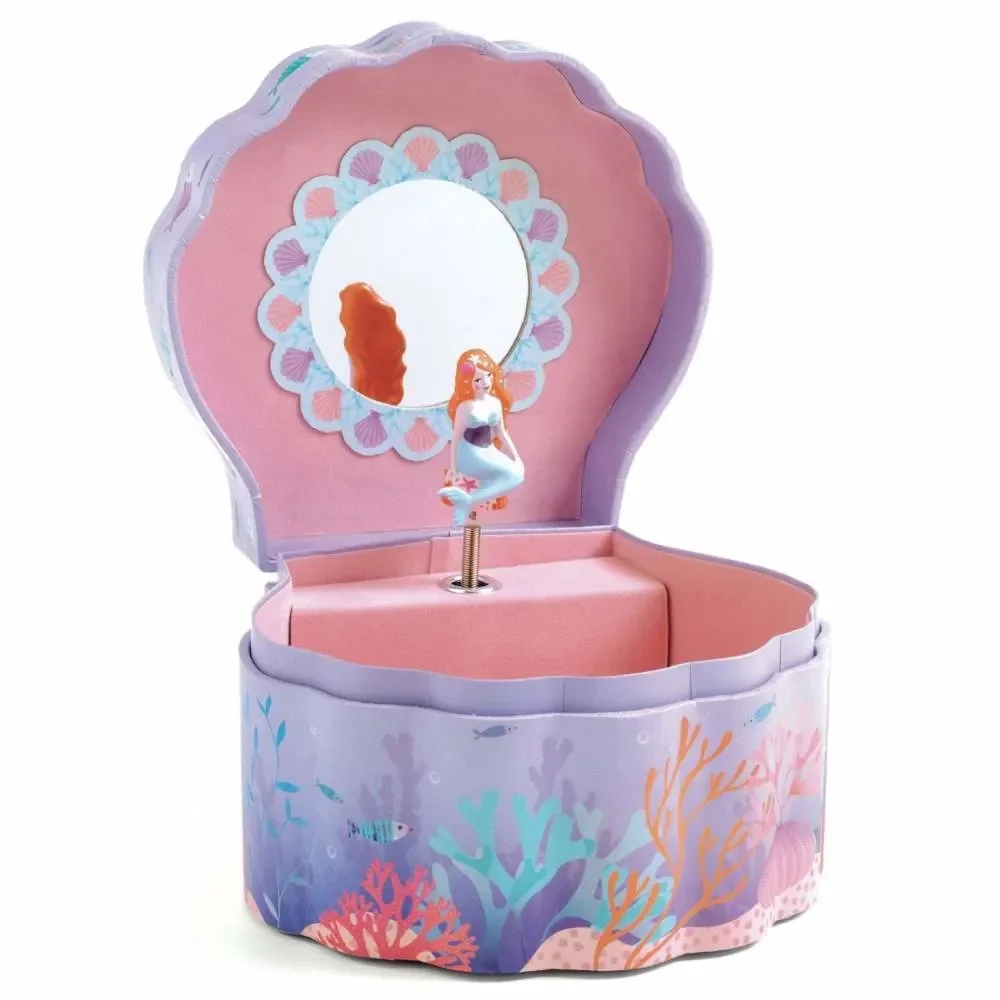 Djeco Schatulle with music box mermaid