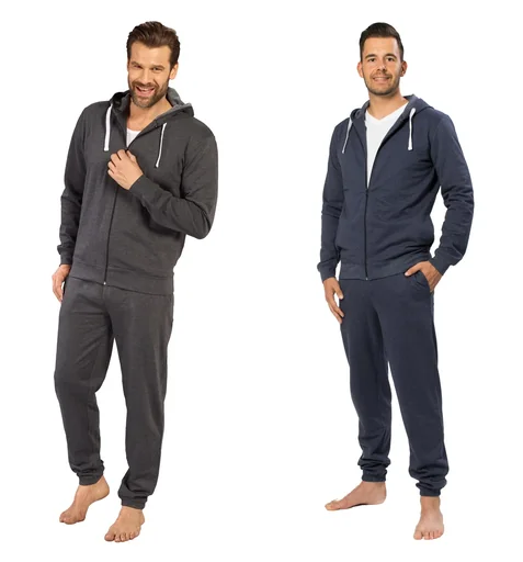"Leisure suit, color gray/melange, size M image"