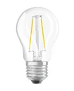 LED STAR FILAMENT drop lamp with 2.5 watts, E27, cool white, clear