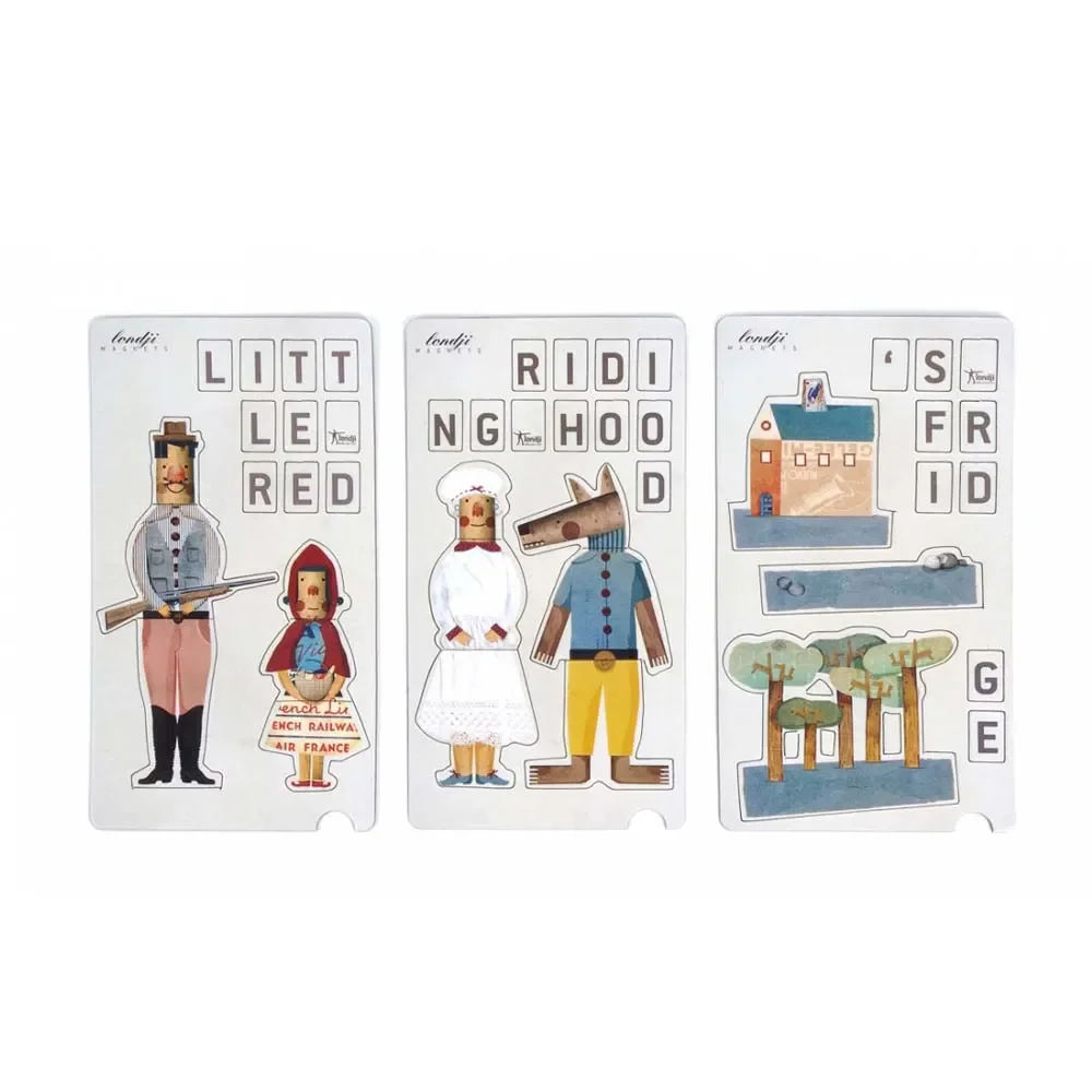 "Londji Children Magnets Little Red Riding Hood image"