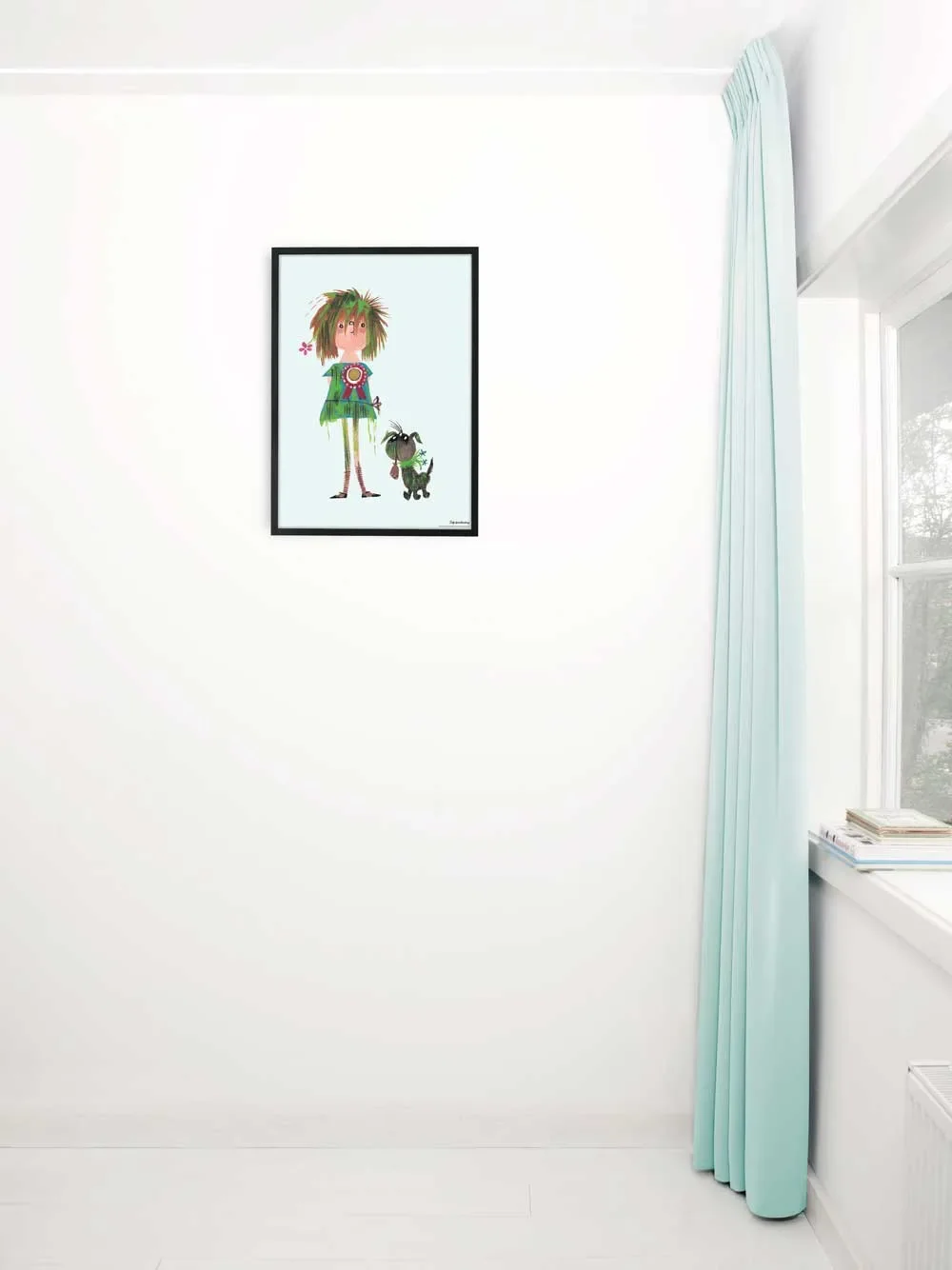"KEK Amsterdam Children's Poster Girls & Dog image"