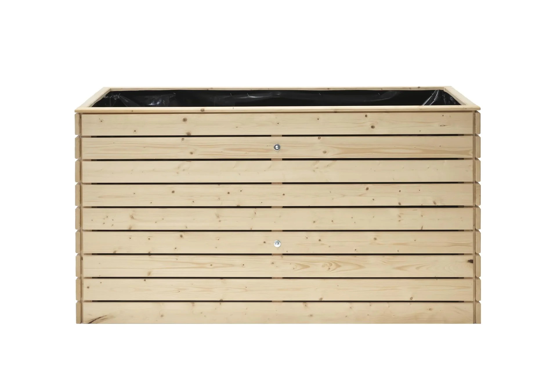 Raised Bed Asket XL, 160×70×90 cm, Natural – Spruce Wood, Back-Friendly