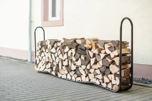 "Firewood rack 244 cm, load capacity 544 kg image"