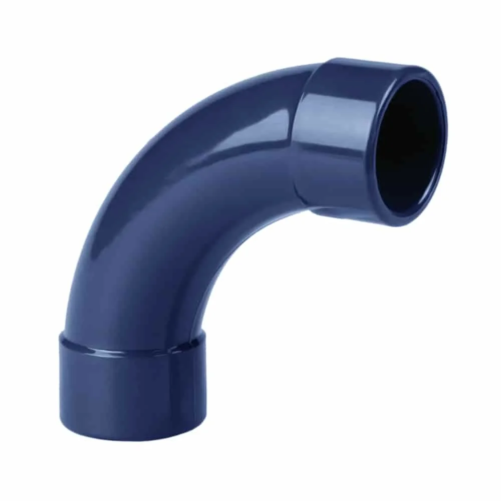 "25mm PVC 90 Degree Elbow Fitting - Solvent Weld image"