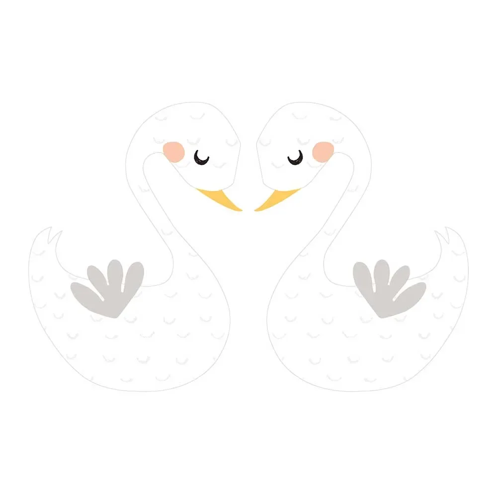 Lilipinso Wall Sticker XL Swan couple