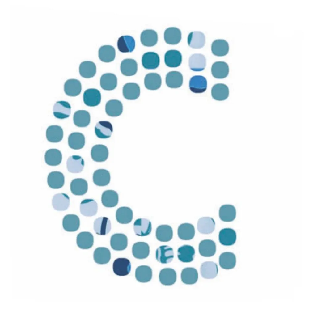 Lilipinso sticker blue letter C