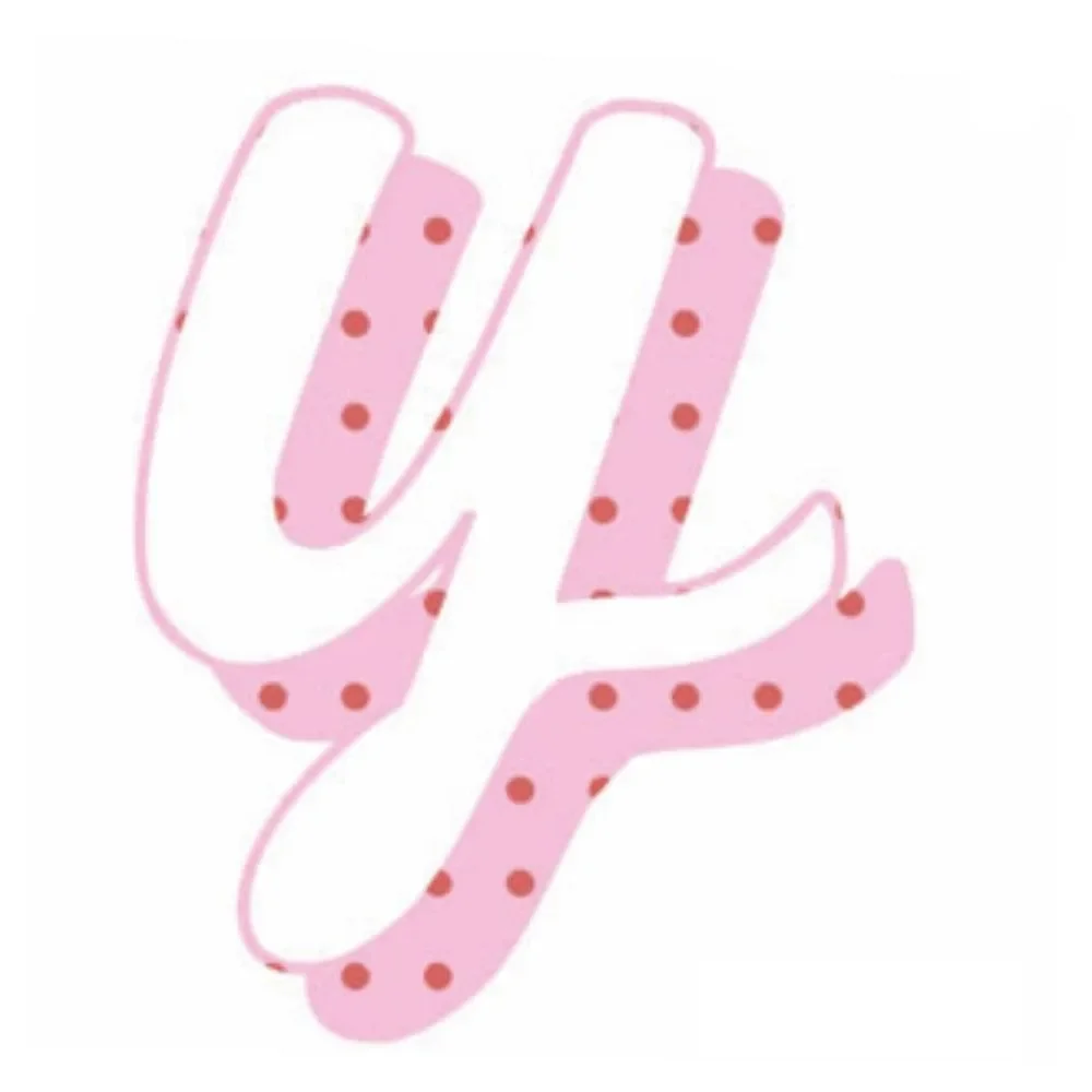 "Lilipinso sticker pink letter y image"