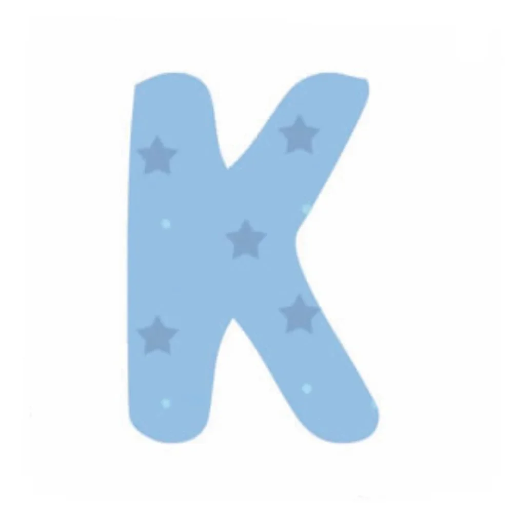 "Lilipinso sticker blue letter k image"