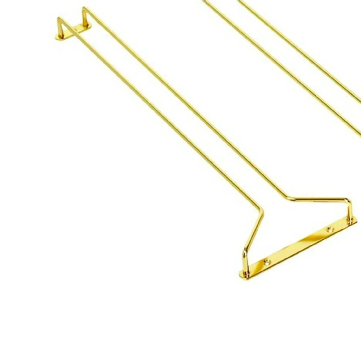 "Glass holder brass 685x145mm image"