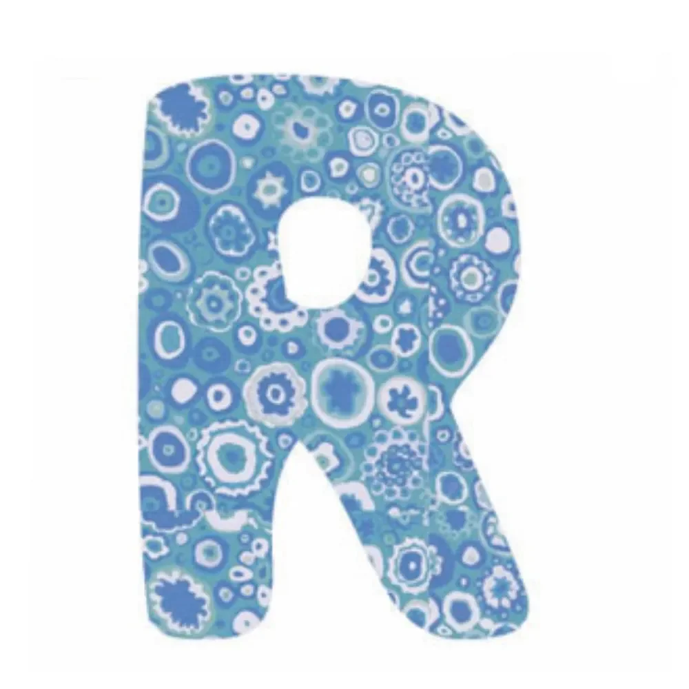 "Lilipinso sticker blue letter r image"